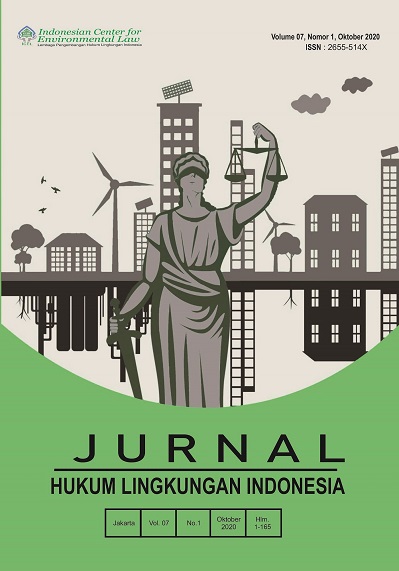 Jurnal Hukum Lingkungan Indonesia
